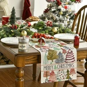 Christmas holiday table runner